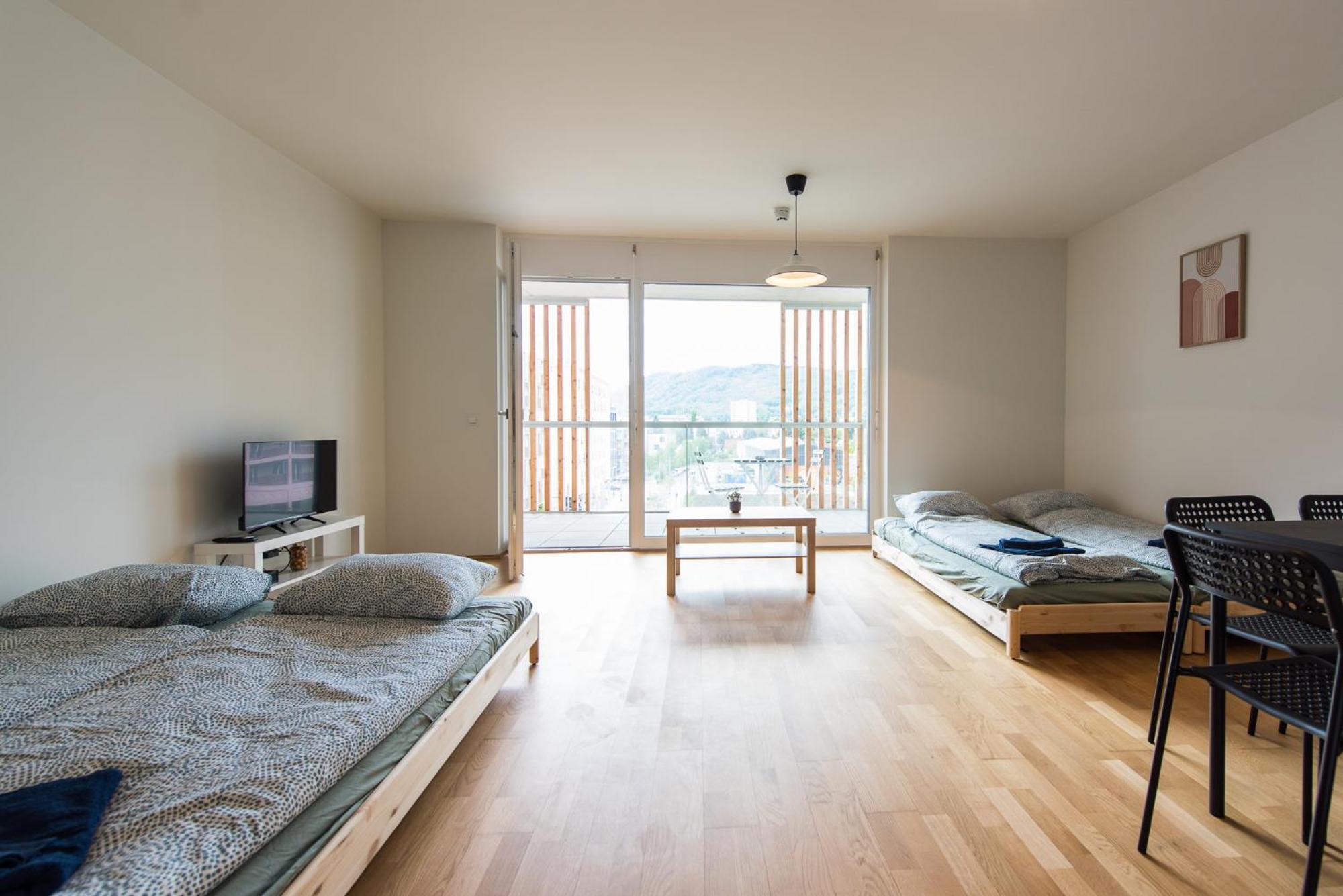 Muzeta Graz - Eco-Friendly Parkview Holiday Apartments In Graz'S Smart City Eksteriør bilde